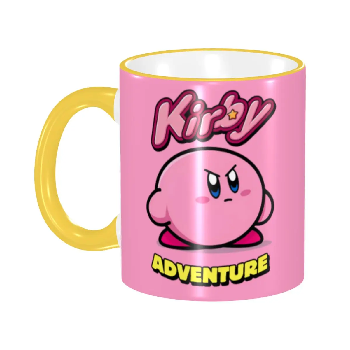 

Customized K-Kirbys Coffee Mug DIY Classic Game Characters Star Ceramic Mug Cup Creative Gift