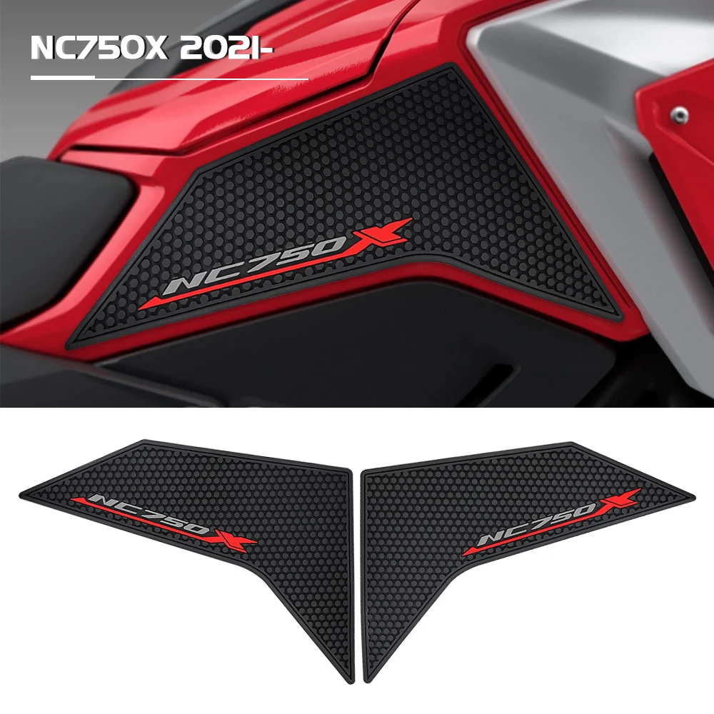 

For HONDA NC750X NC 750 X 2021 2022 - Side Fuel Tank pad Tank Pads Protector Stickers Decal Gas Knee Grip Traction Pad Tankpad