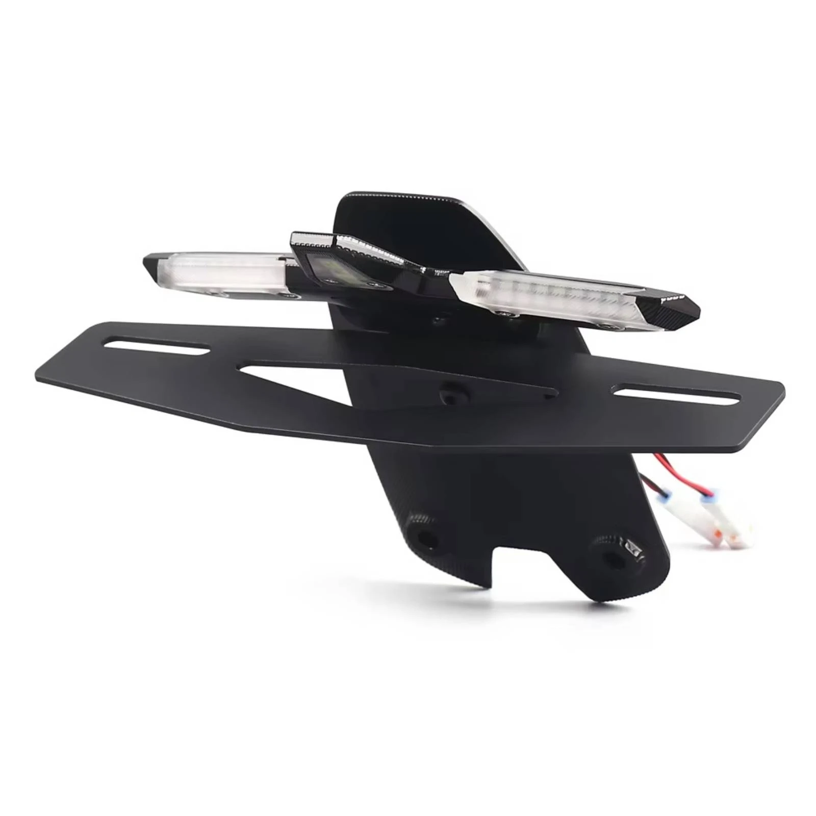 CNC Aluminum License Plate Bracket Long-Lasting Italian Sportbike Panigale License Plate Holder Rear Mudguard Eliminator Kit
