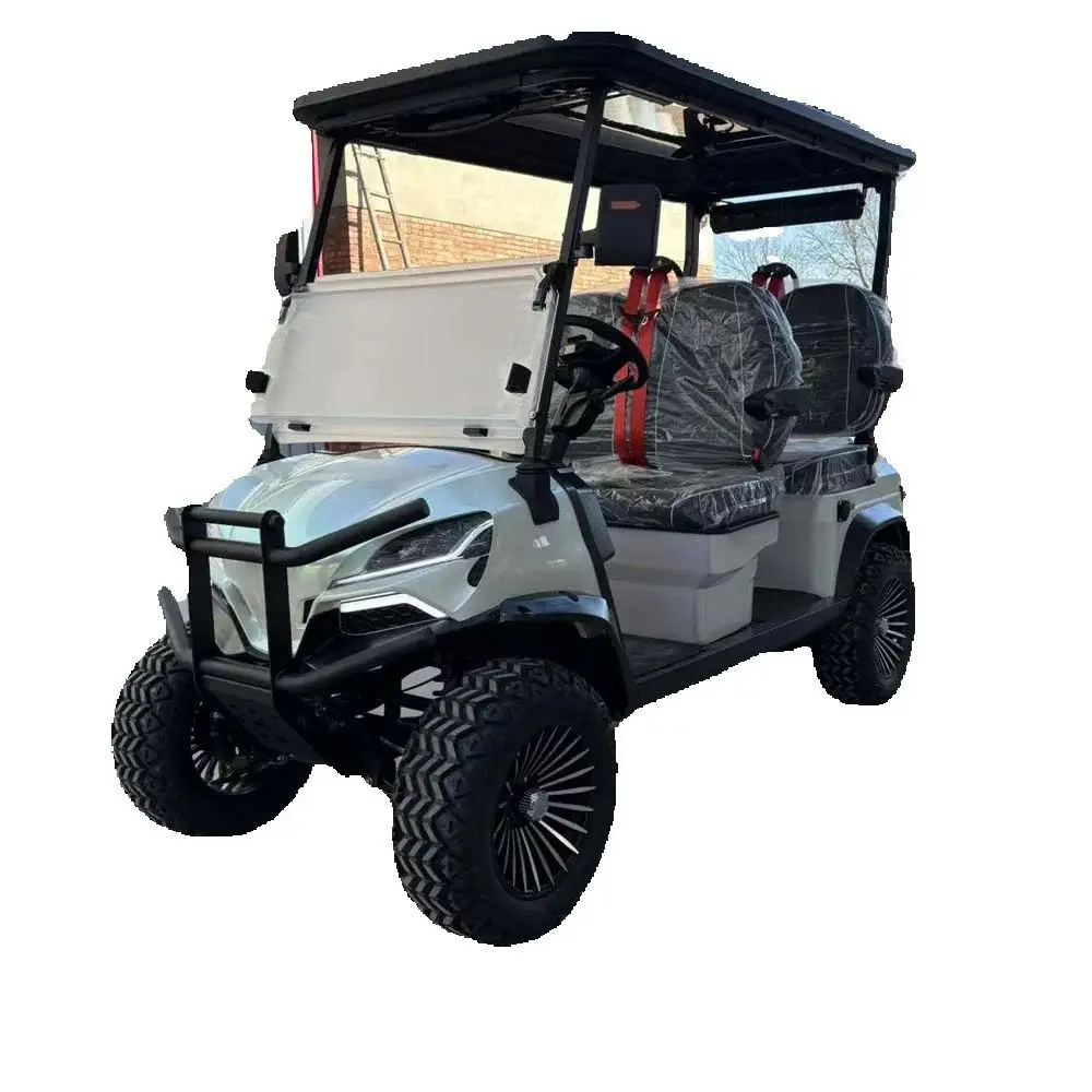 

MMC заводская низкая цена популярный современный индивидуальный бренд 4000/5000/7000 Вт 48/60/72 В 2 4 6 человек солнечные панели электрическая тележка для гольфа