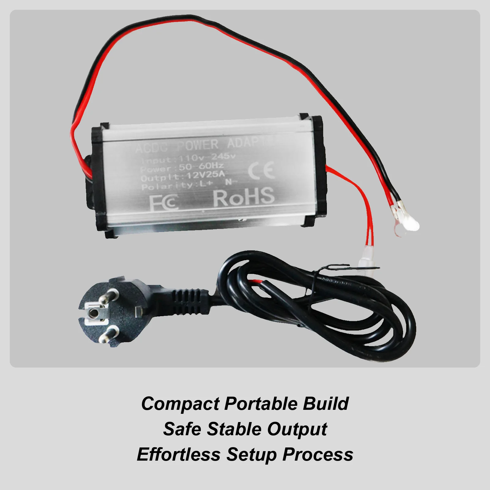 12V Power Supply for Diesel Heater 220V AC to 12V DC Converter Plug & Play, Specially for RV, Camper Van, Truck & Home Use