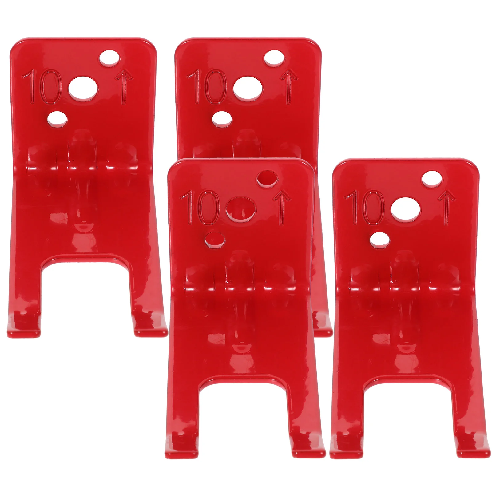 4 Pcs Fire Extinguisher Bracket Hook Hooks Wall Mount Holder for Mounting Kit Heavy Iron Home