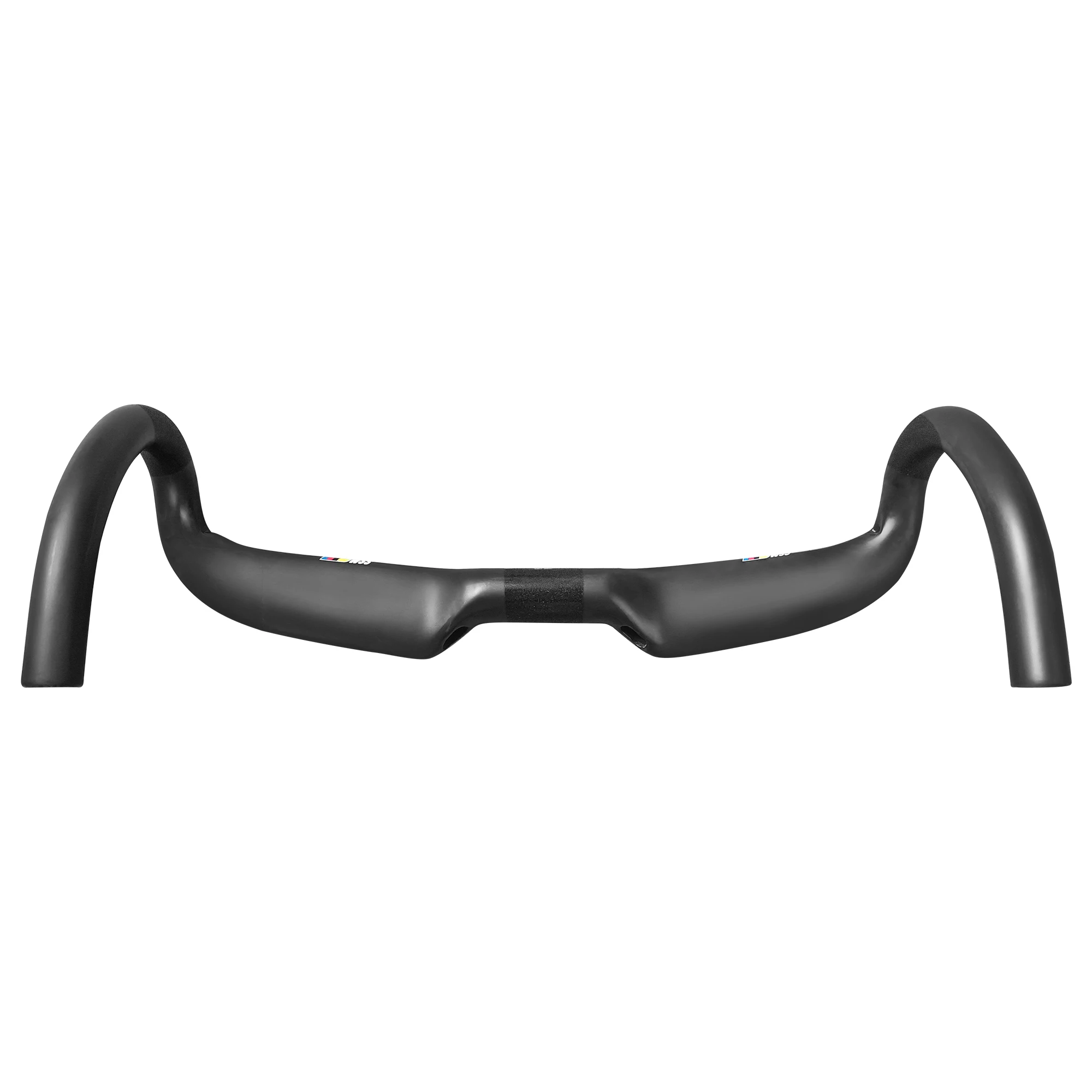 Carbon Fiber Road Bike Handlebar, UD 3K Gloss Finish, Full Handlebar, Internal Cable Routing, 40 cm, 42 cm, 44 cm