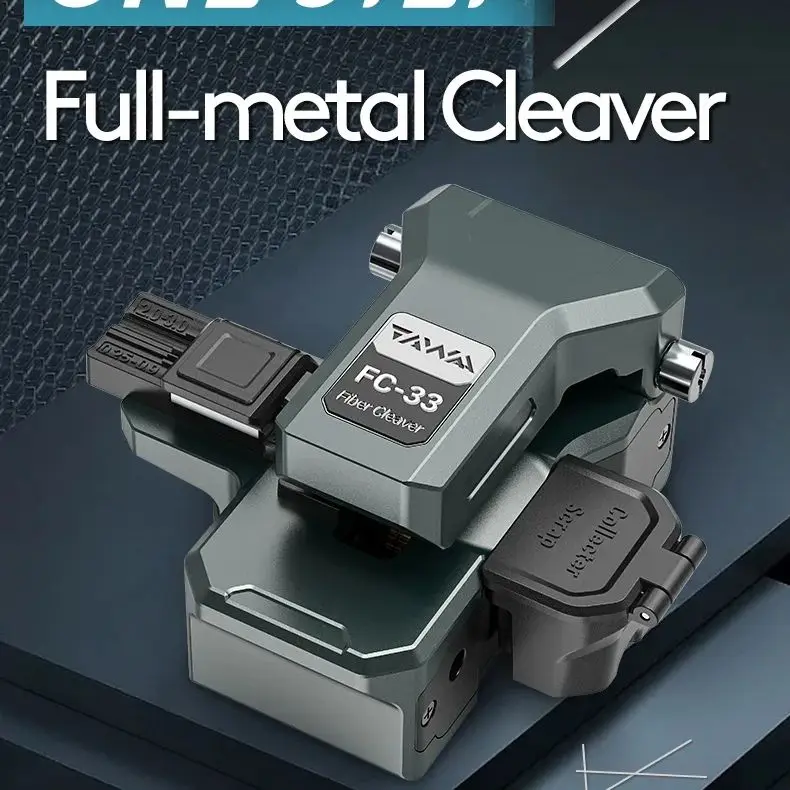 

TAWAA FC-33 Fiber Optic Cleaver One-Step Full Metal 72000 Blades 0.5° Angle Fast Cold Connector Termination Tool for FTTH