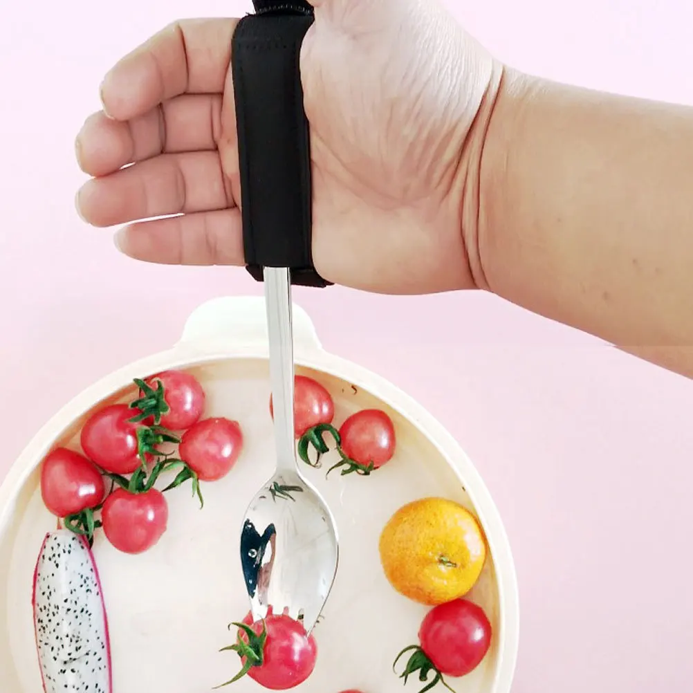 

Adaptive Spork for Elderly and Disabled Non-Slip Handle Sturdy Lightweight Easy Grip Utensil Tremble Proof Portable Dining Tool