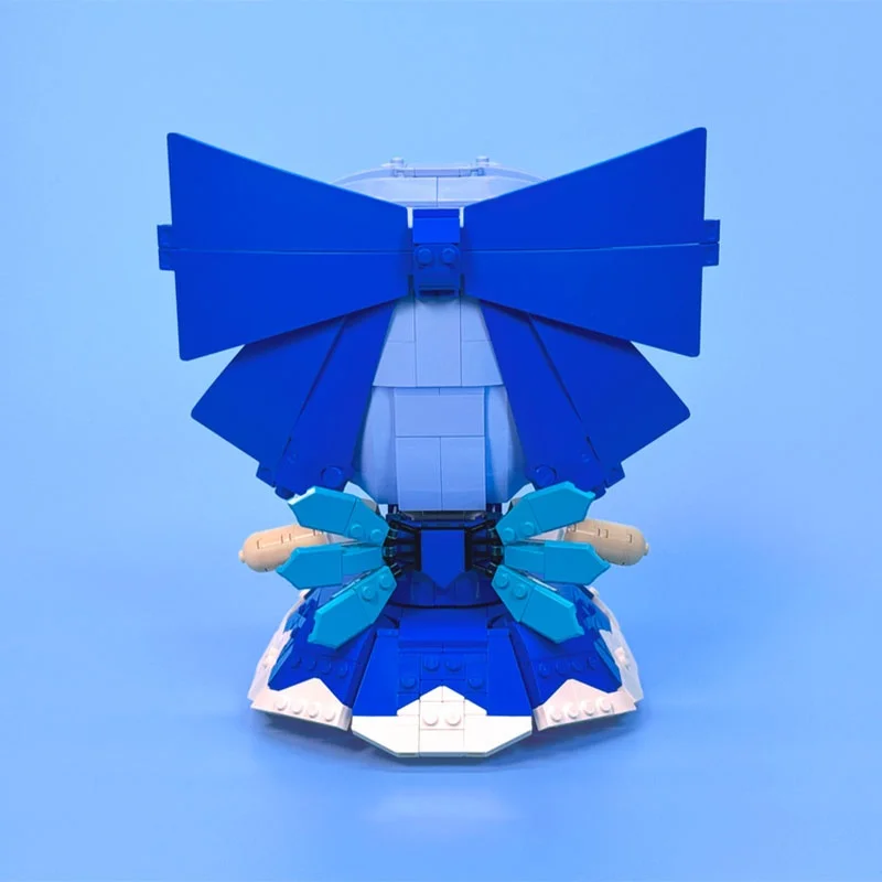 ตัวต่อ MOC Cirno Fumo Touhou 1132 ชิ้น แบบจำลองสถาปัตยกรรม ของขวัญคริสต์มาส ไอเดีย DIY ของเล่นเสริมพัฒนาการ