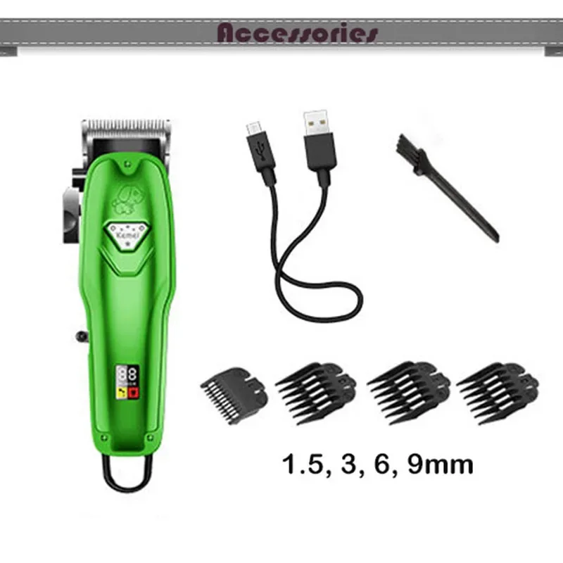 Rechargeable Professional Dog Hair Clipper, Cat Hair Trimmer, Pet Remover