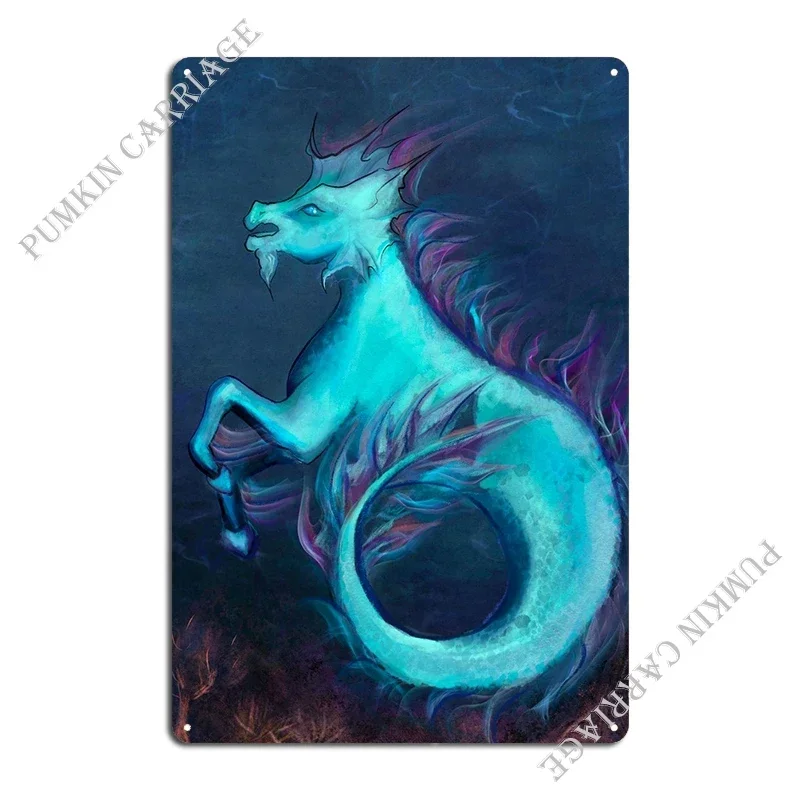 Hippocampus Metal Signs Rusty Party Personalized Classic Tin Sign Poster