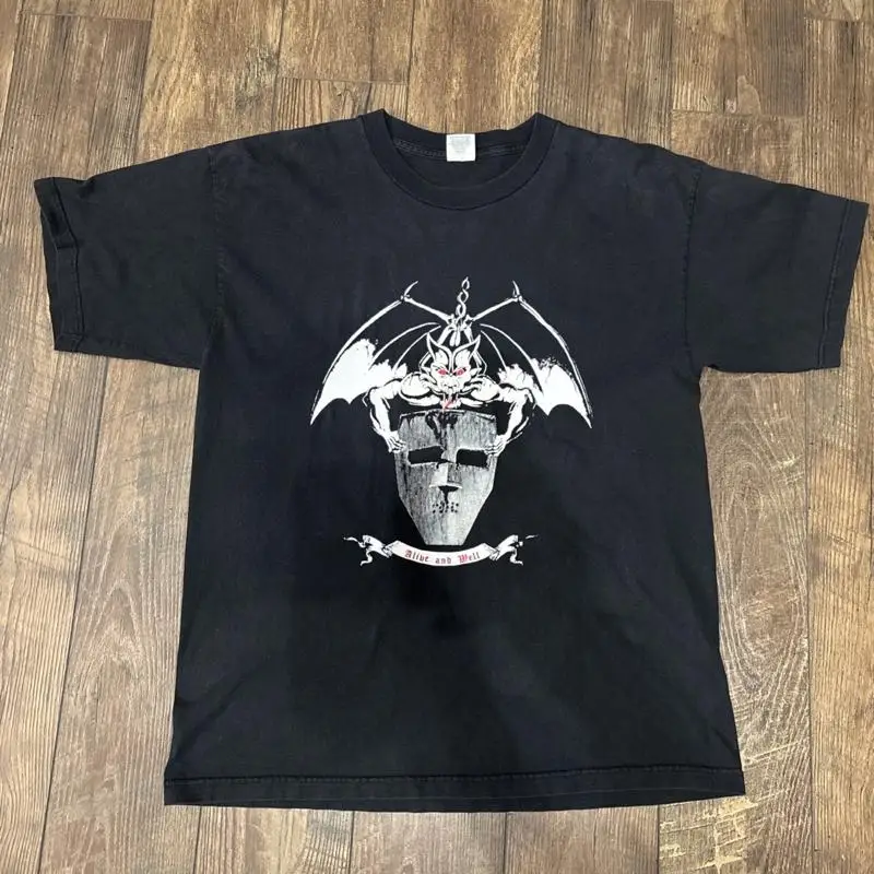 T-shirt anti-émeute, vivant et bien, Vintage Xl
