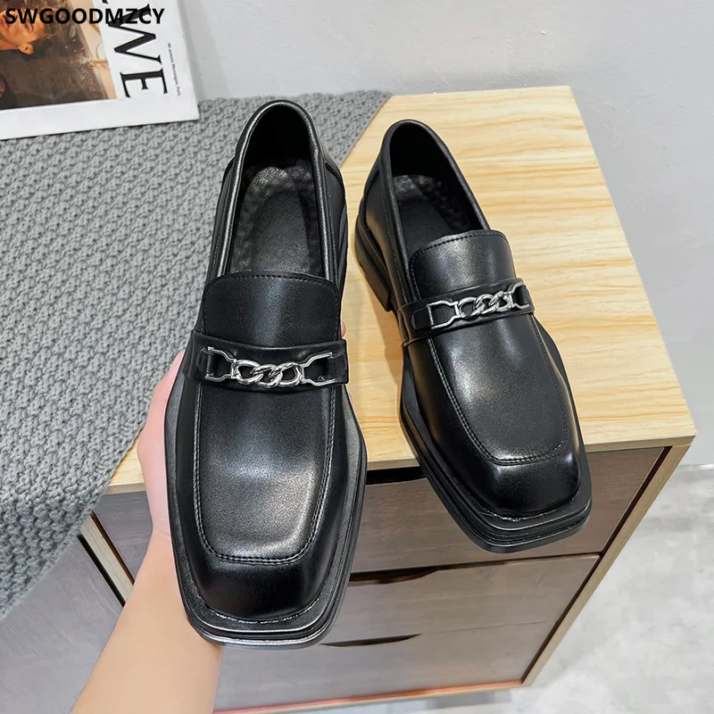 

Italiano Wedding Dress Loafers for Men Leather Casual Shoes The Office DERBI Slip on Shoes Men Office 2024 Oxford Shoes for Men