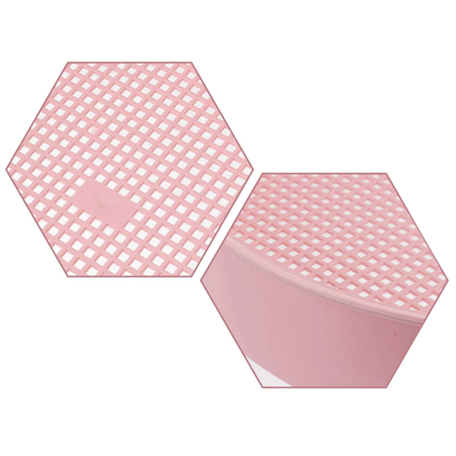 

Plastic Garden Sieve Pink Lightweight Durable Gardening Tool Convenient Handle for Balcony Mini Garden Soil Screening