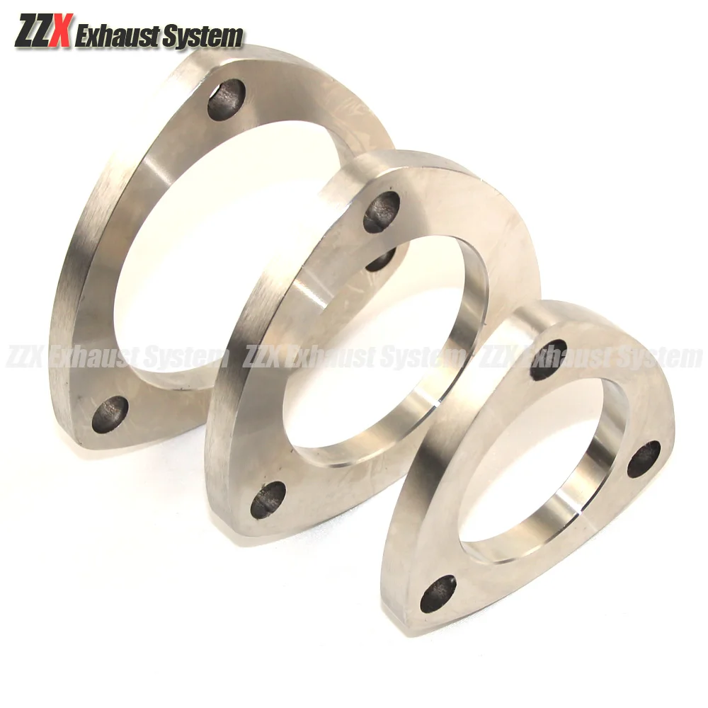 Car muffler exhaust pipe welding flange joint exhaust pipe flange inner diameter 51MM 63MM 76MM stainless steel flange exhaust p