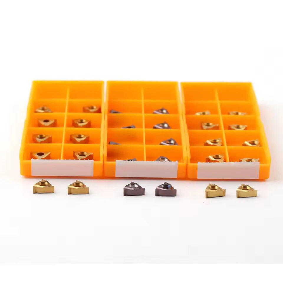 ดอกกัดเกลียวคาร์ไบด์ MMT 16IR 16ER AG55 DY15TF DY6020 DY735 จำนวน 10 ชิ้น สำหรับเครื่องกลึง CNC รุ่น 11ERAG55 11IRAG55