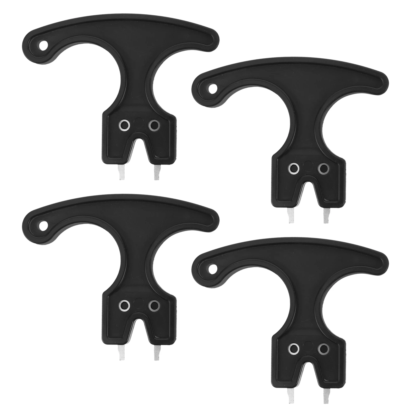 

4Pcs Golf Cleats Adjustment Tool Universal Spike Wrench Multifunction Portable Golf Spike Replacement Aid Lightweight Durable