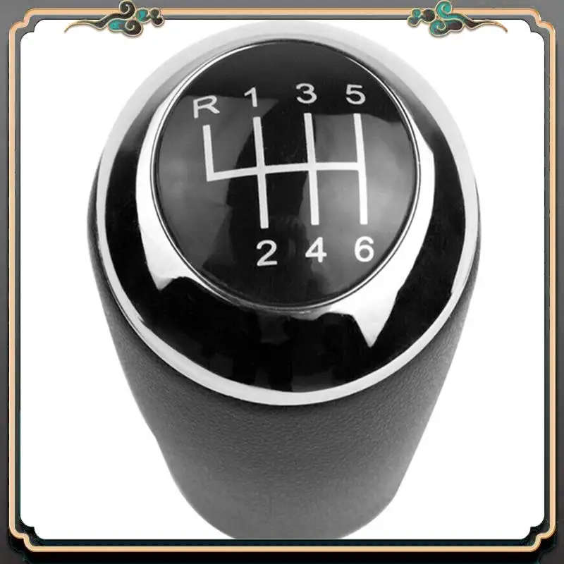 

M45K-Car 6 Speed Gear Shift Knob Cover Accessories For Mazda 3 BK BL CW 6 5 3 Series CX-7 MX-5 2003-2017 PU Leather Shifter Head