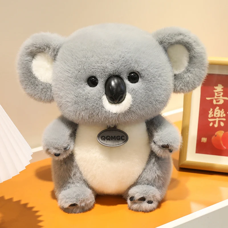

Прекрасные сидячие серые плюшевые игрушки коалы, имитация Австралии, коалы, мягкая кукла, мягкие игрушки для детей, рождественские подарки