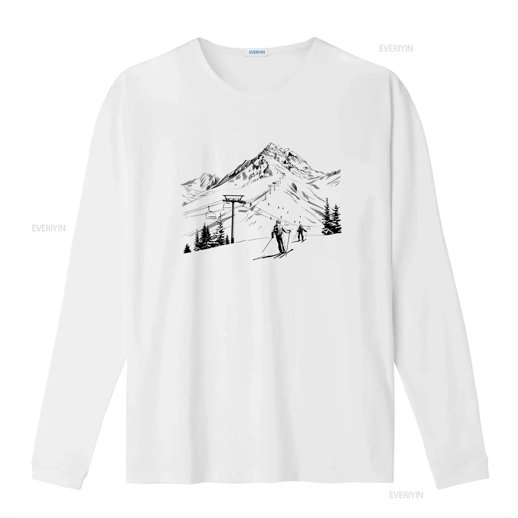 Skiing T Shirt Winter Sports Snow Apres Ski Mountains Outdoors Nature Hiking Camping Biking Outside Out Of Office vintage