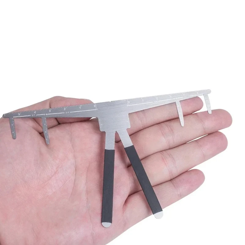 

1pcs Eyebrow Tattoo Ruler Micro Blade Permanent Makeup Eyebrow Tattoo Template Ruler Reusable Tattoo Template Measuring Tool