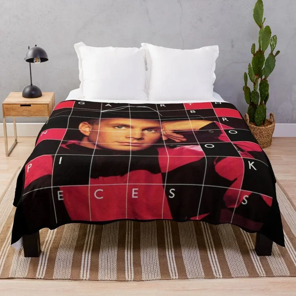 Garth Brooks In pieces Throw Blanket Furrys bed plaid Blankets