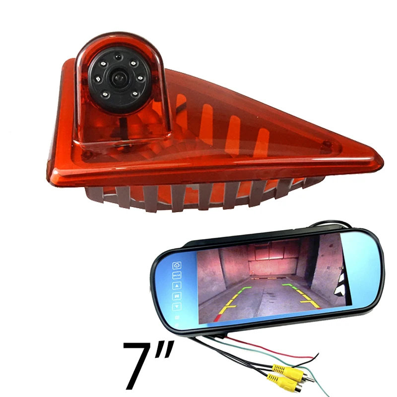 

CCD Car Brake Light Reverse Camera For Renault Master Nissan NV400 Opel Movano Vauxhall Movano IR Light Rear Camera monitor kit