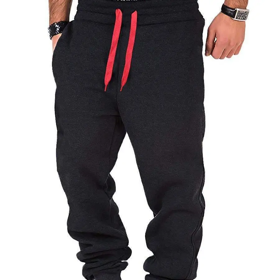 European and American Men's and Women's Casual SportsTrousers Elastic Belt Pants Sweatpants Manufacturer Logo