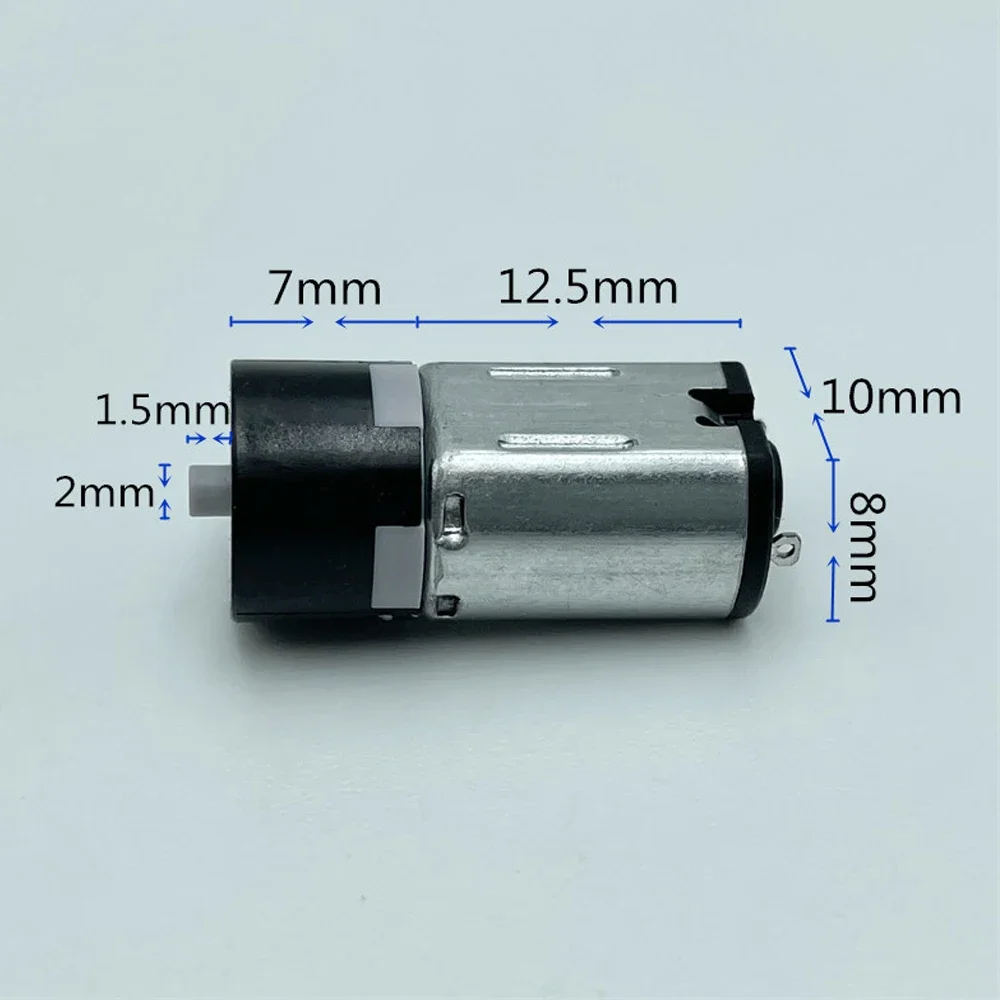 Mini M10 Planetary Gear Motor DC 1.5V-5V 115RPM Eccentric Shaft Gear Motor Beauty Instrument Intelligent Fingerprint Lock Motor