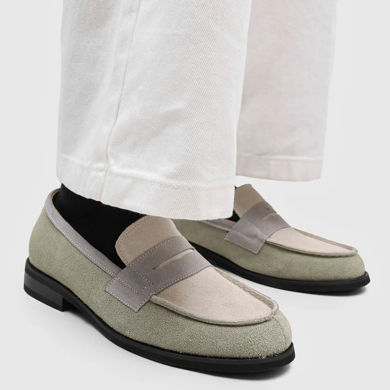

Fashionable Outdoor Men's Breathable and Anti Slip Boat Shoes Brand Summer New Men's Comfortable Flat Bottomed Leisure Loafers