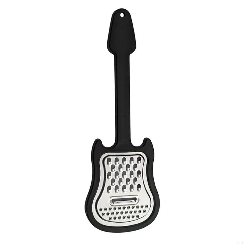 

Multipurpose Handheld Cheese Grater Stainless Steel Guitar Designs Home Accessory for Fruit Chocolate and Gingers A0KF
