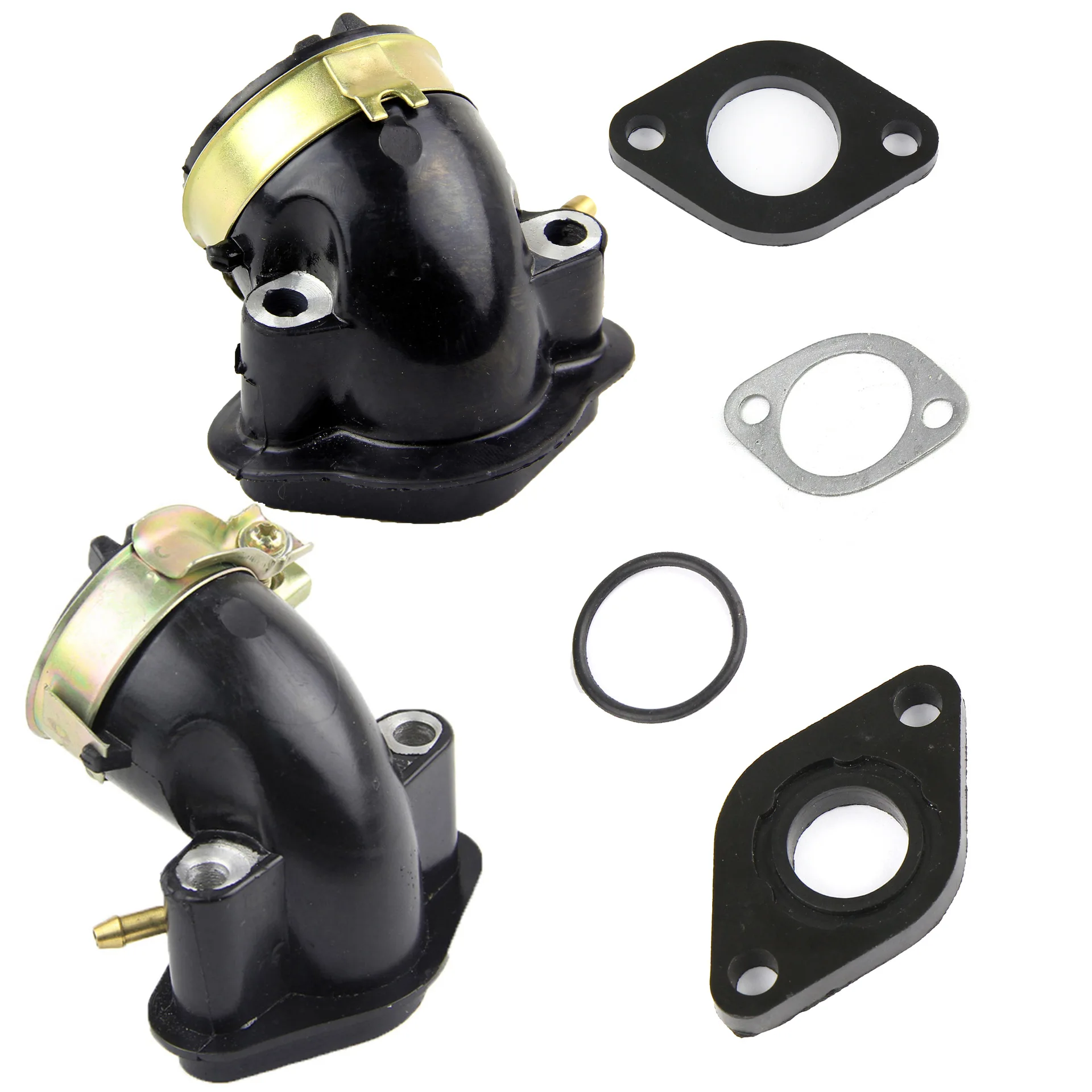 Universal GY6 Carburetor Intake Gasket Manifold Pipe Moped Scooter ATV Go Kart Engine Part Intake Spacy 125 150 CC