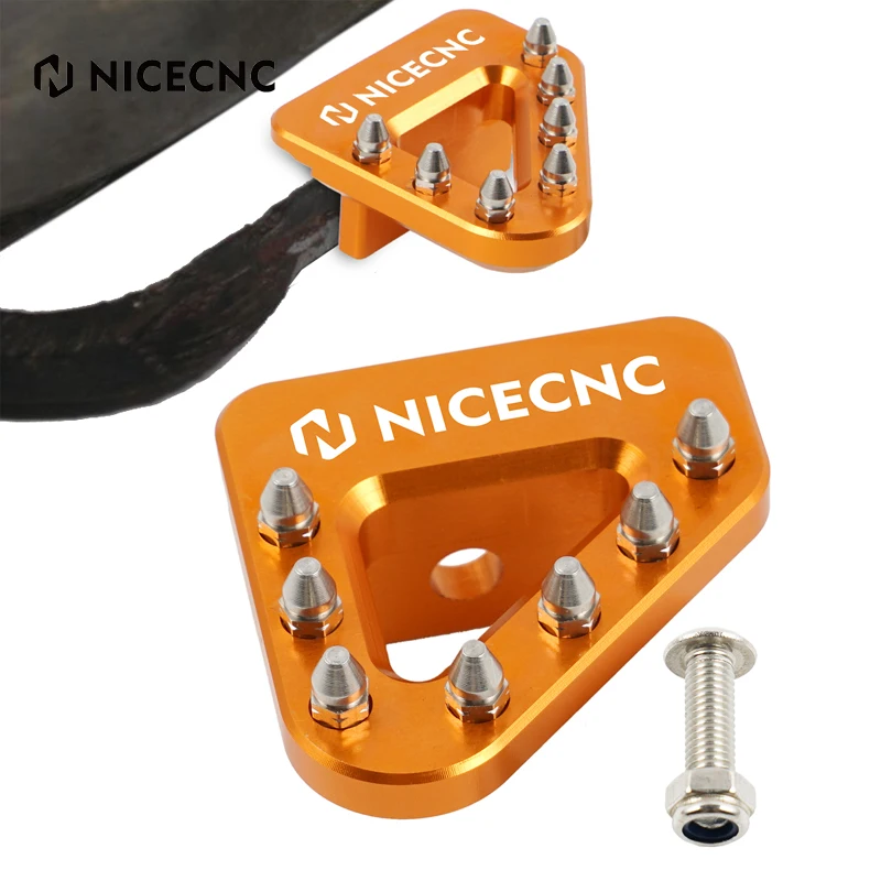 

NICECNC For KTM EXC 450 EXC 250 EXC 380 EXC 125 SX 125 SX 200 SX 250 MXC 300 SX 400 450 520 Racing Rear Brake Pedal Tip Plate
