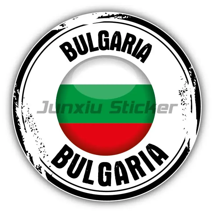 

Personality BG Bulgaria Flag Car Sticker for Wall Door Window Helmet Vinyl Self-adhesive Decal