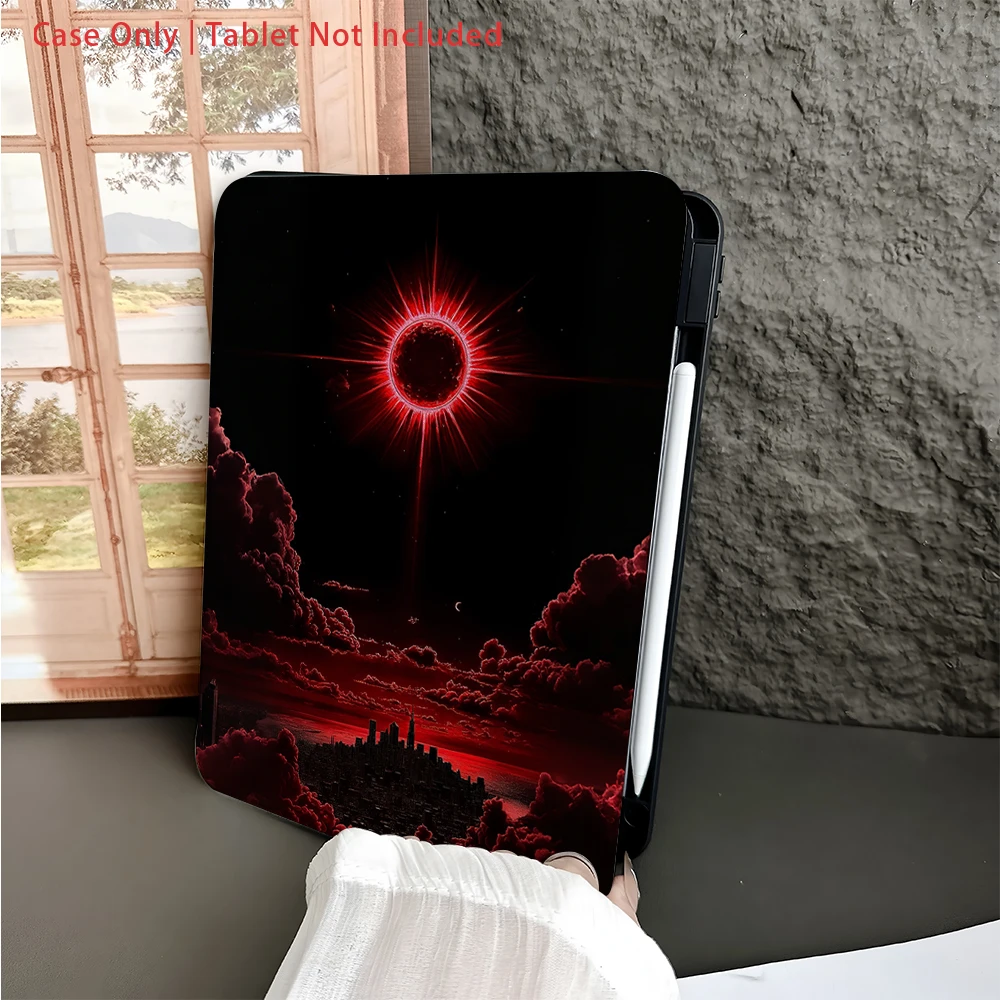 حافظة لجهاز سامسونج، حافظة كمبيوتر لوحي قابلة للطي متوافقة مع سامسونج لجهاز جالاكسي تاب S7/S8/S9