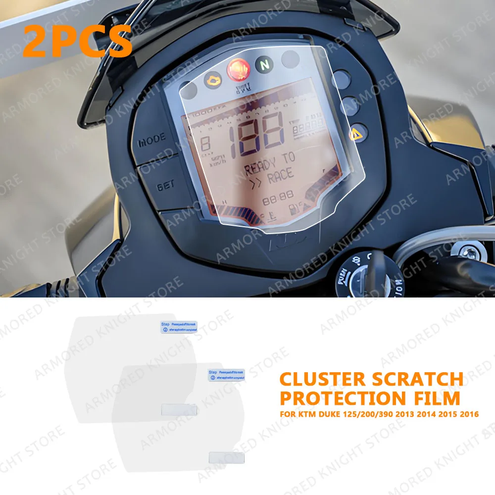 

For KTM DUKE 125/200/390 RC390 DUKE390 DUKE250 2013-2016 Motorcycle Cluster Scratch Cluster Screen Protection Film Protector