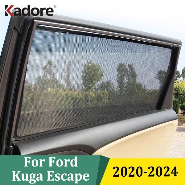 Für Ford Kuga Escape 2020-2024 Seitenfenster Sonnenschutz Vorhang Sonnenschutzabdeckung Fensterblende Auto-Styling Zubehör