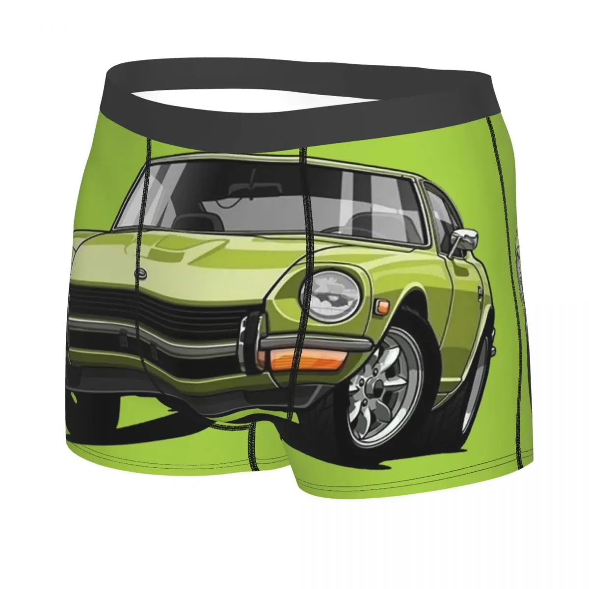 Old Retro Car Art Man's Boxer Briefs Highly Breathable Underpants Top Quality Print Shorts Birthday Gifts