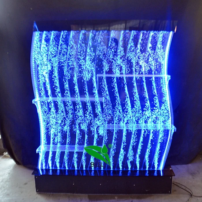 

Customization.Home bar Display Cabinet Designs Led Glowing S Shape Water Bubble Wall Wine Display Cabinet