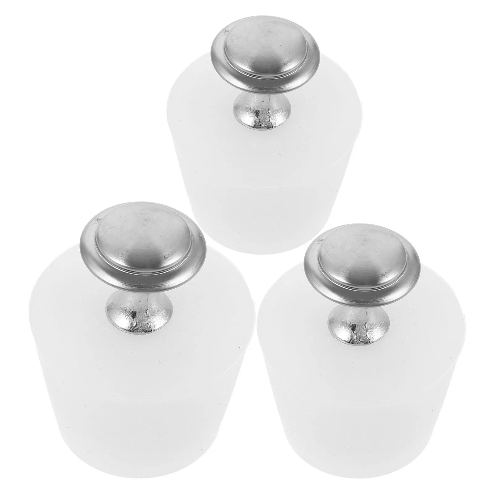 

3Pcs Sturdy Silicone Steel Bath Tub Plug for Sink Tub Drain Hole Waterproof Easy Remove Clean Leakage Proof Bathroom Kitchen