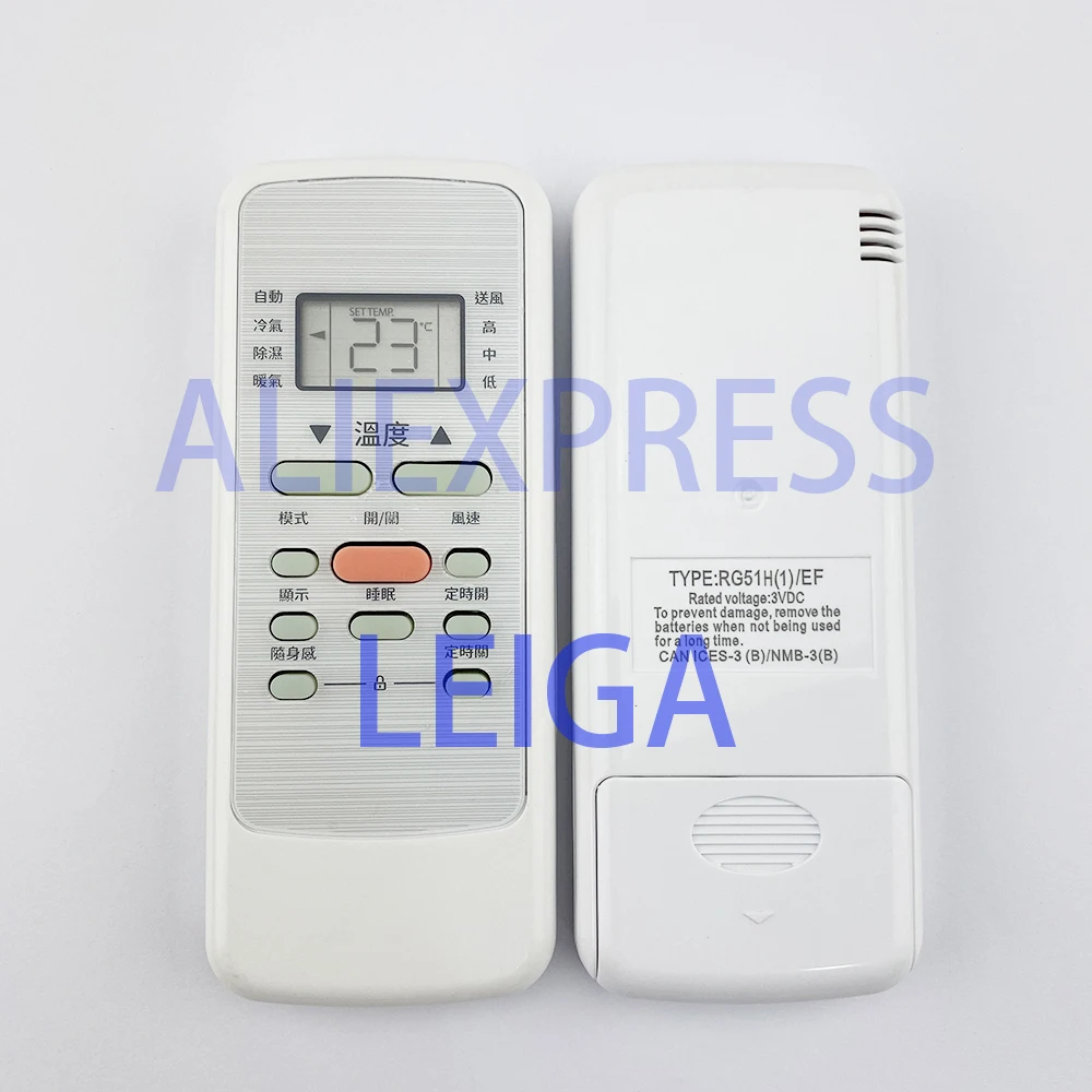 

Original RG51H(1)_EF Remote Control for HERAN HPA-23D HPA-29D Air Conditioning