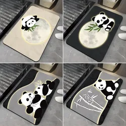 Cute Panda Pattern Door Mat Decoration Home Bathroom Mat