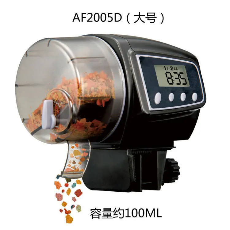 

Aquarium Accessories Fish Tank Feeders Timer LCD Fish Feeder Smart Feeding 4 Group Times Model