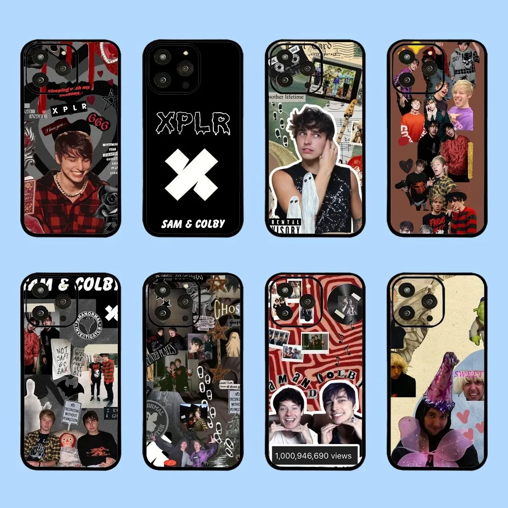 S-sam And Colby XPLR Phone Case For Iphone 15 11 13 14 Pro Max 7 8 Plus X Xr Xs Max Se2020 12mini Cover Case