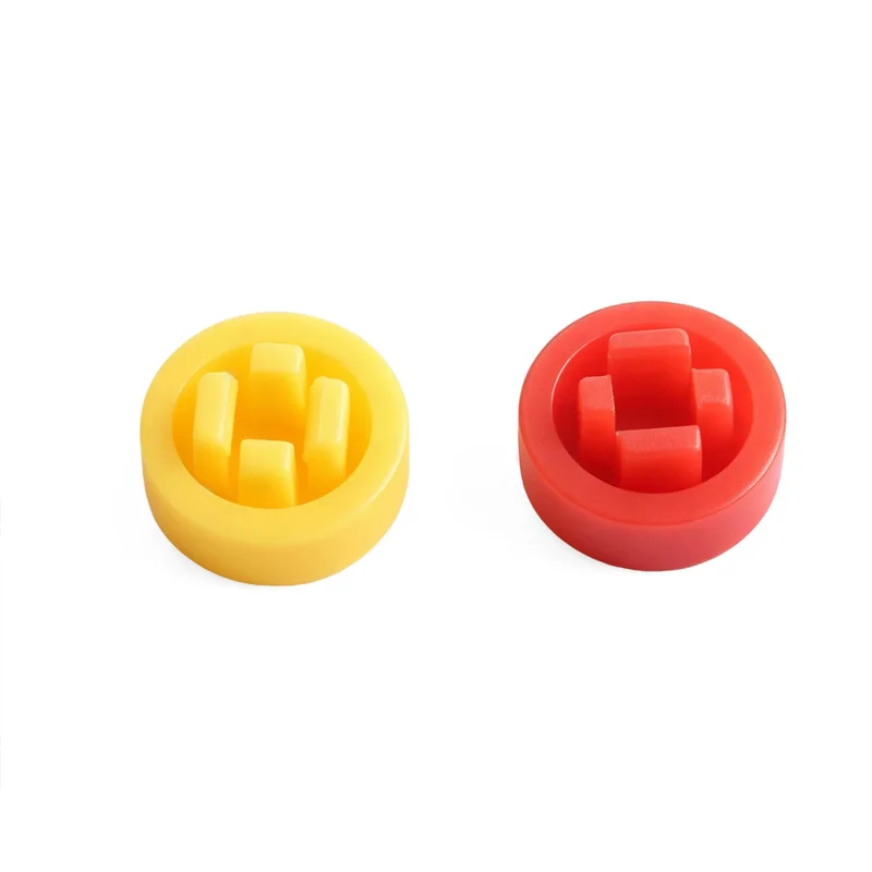 A44 Round Keycap, for 6x6x7.3 Square Tip Tactile Switch, Size 8×4H
