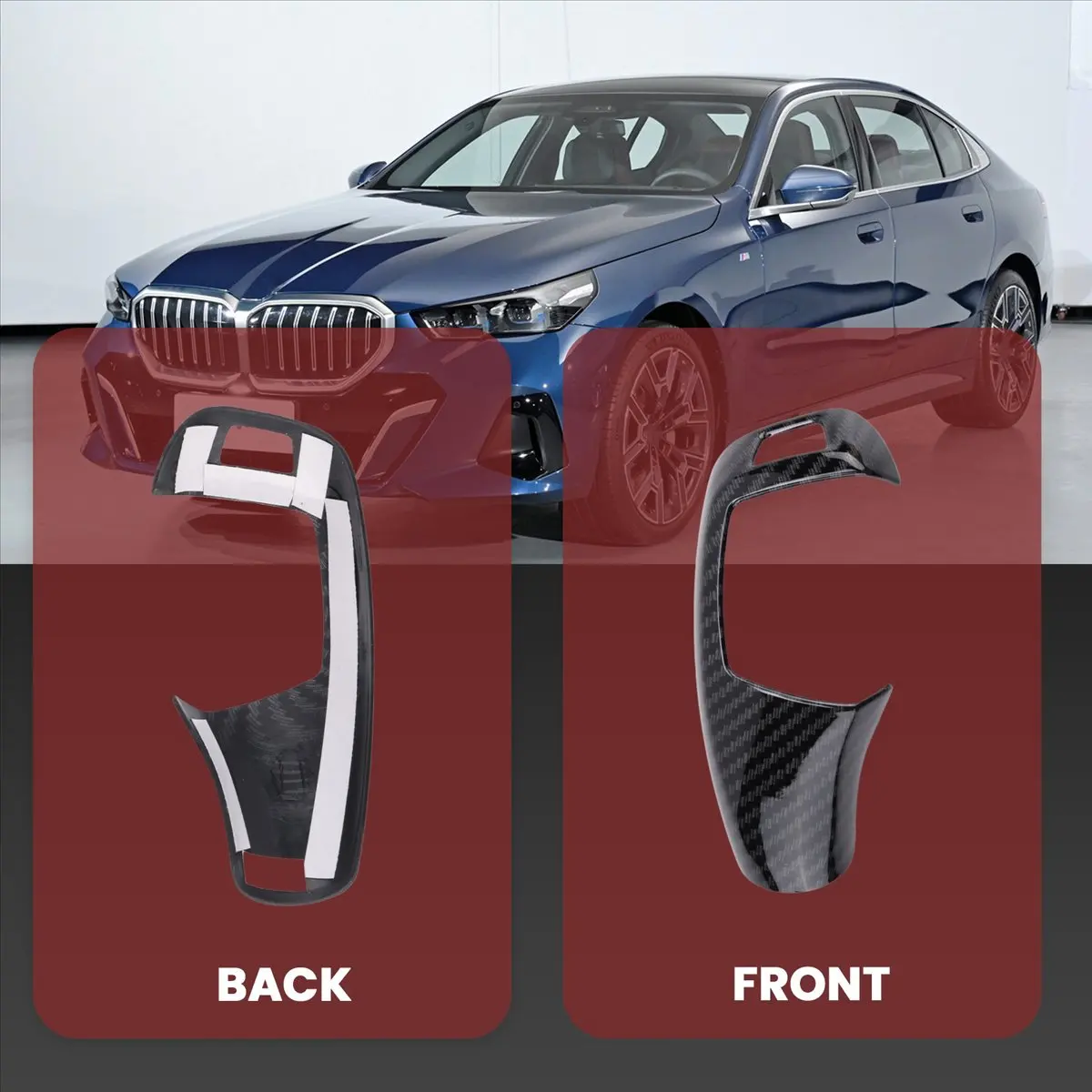 Super Sale Car Right Drive Gear Shift Knob Cover Trim for BMW F10 F20 F22 F30 F32 X3 X4 X5 X6 Series view 6
