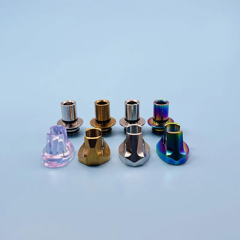 Monocross cyber whistle 510 drip tip dl/mtl ujung mouthpiece 316ss untuk kotak bb dotio atomizer rokok elektronik Aksesori