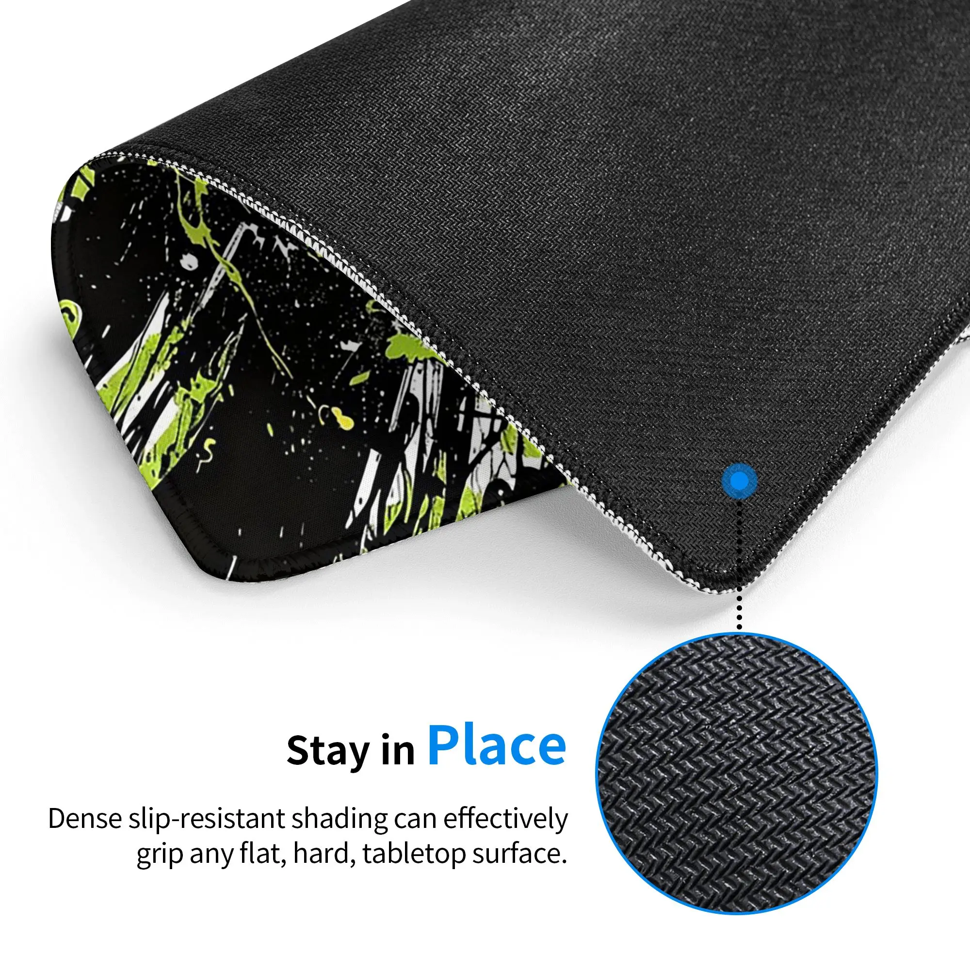 Graffiti Soccer Football Themed Mouse Pad Computer Keyboard Mouse Mat Gamer PC Laptop Desk Mat Office Accessories Table Mats
