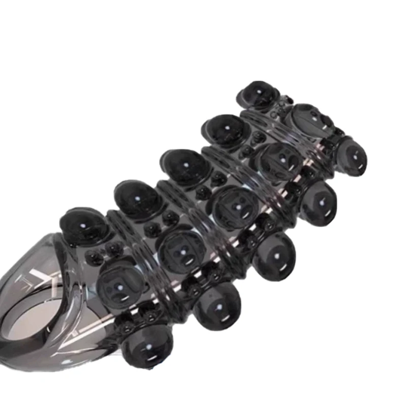 Soft Elastic Penis Extension Sleeve Increase Dick Sleeves Adult Sex Toys For Men Delayed Ejaculation Condoms Cock Extender