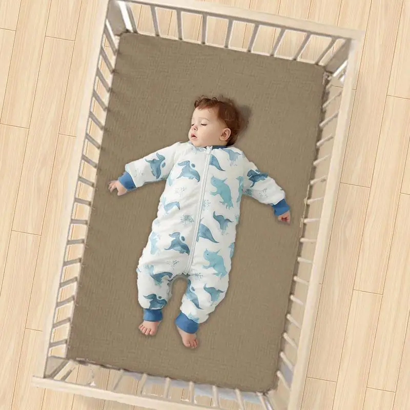 

Облегающие простыни для кроватки в стиле бохо, мягкий хлопковый марлевый детский матрас, удобная люлька, дышащая детская простыня для маленьких кроватков и