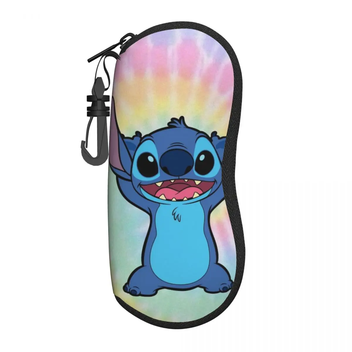 Stitch And Angel Glasses Case Student Accessories Sunglasses Storage Box Small Eye Contacts Case