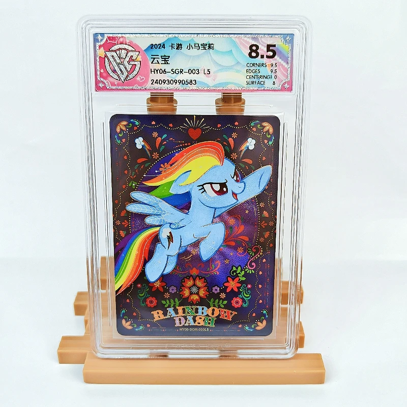 

KAYOU Genuine My Little Pony Card 8,5 градуированная карта Luster Dawn 6 SGR CCG Rating Card Rainbow Dash Редкая коллекционная карта аниме Игрушки в подарок