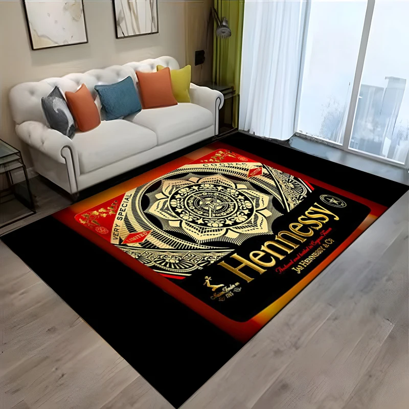 15 Size Hennessyed Carpet for Living Room Home Decor Large Area Rug Bedroom Floor Rug Non-slip Easy Washable Mat  Alfombras